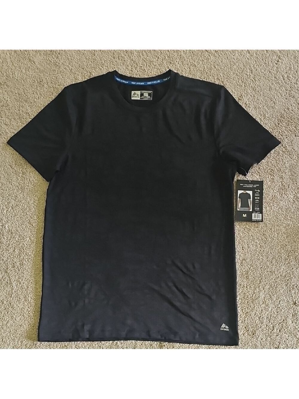 Reebok Black Short Sleeve Men's Tee